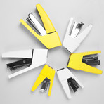 Lipstick Stapler  (Staple No. 3, 3"L x 1.4"W x 5.4"H, Yellow)