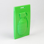 Energy Saving Card Holder // Grenade  (Black)