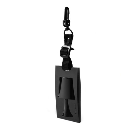 Energy Saving Card Holder // Table Lamp  (Black)