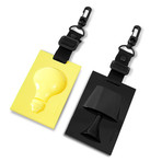 Energy Saving Card Holder // Bulb  (Black)
