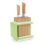 Bamboo Knife Holder // Green