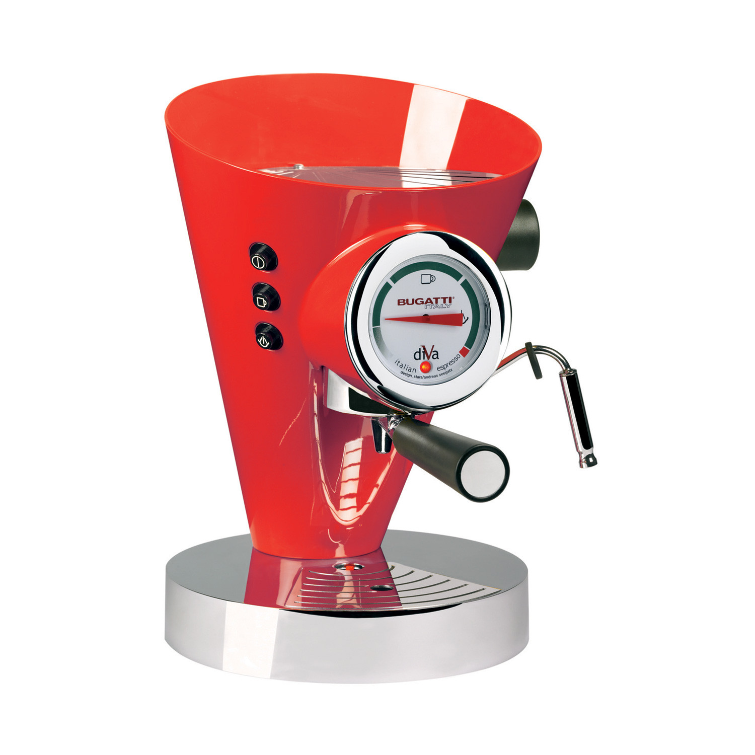 Diva Espresso Maker Red (Red) - Casa Bugatti - Touch of Modern
