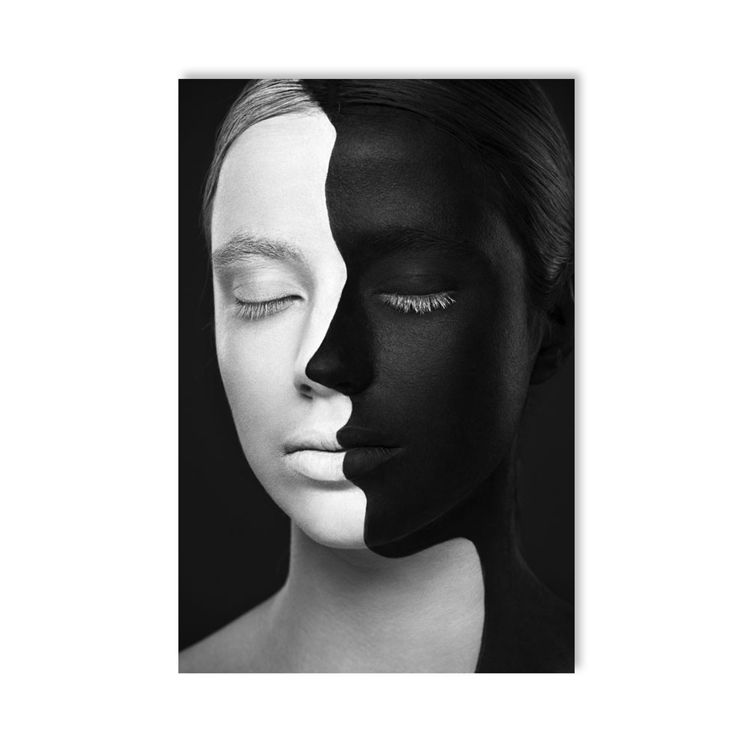 black and white face illusions