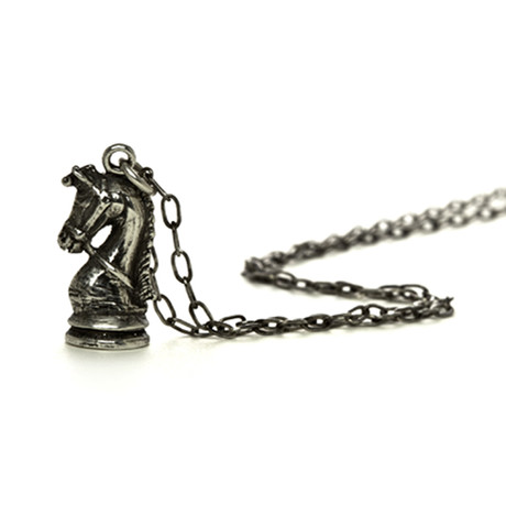 Chess Knight Necklace