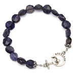 Iolite Anchor Bracelet