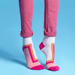 Preen Low Socks (Blue, Size: 5 - 7.5)