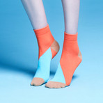 Percy Ankle Socks (Turquoise, Size: 5 - 7.5)