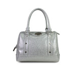 Holiday Glitter Jelly Speedy Satchel // Silver