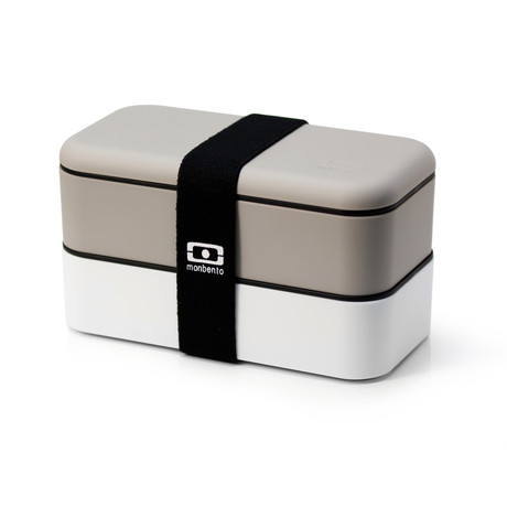 Bento Box // Grey + White