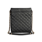 Quilted Crossbody for iPad // Black