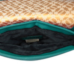 Quilted Crossbody for iPad // Emerald