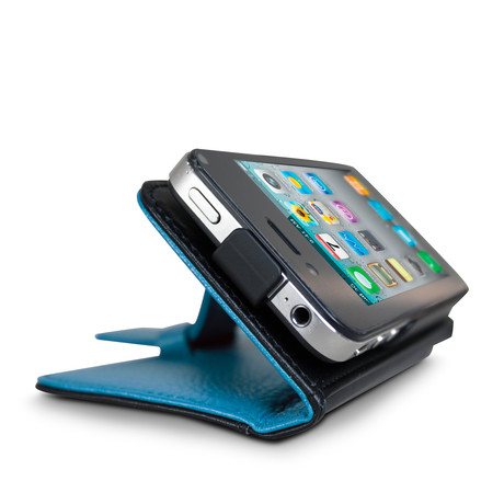 Rotating iPhone 4/4S Wallet // Cobalt