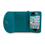 Wristlet Wallet for iPhone 4/4S // Emerald