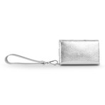 Wristlet Wallet for iPhone 4/4S // Silver