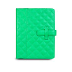 Quilted Tab Easel for iPad 2 & 3 // Electric Green