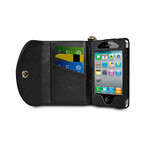 Wristlet Wallet for iPhone 4/4S // Black