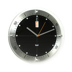 Timemaster Aluminum Wall Clock Day + Date