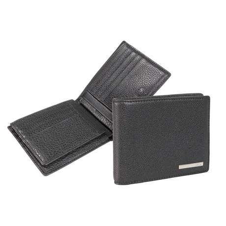 Moving Stripes Wallet // Black