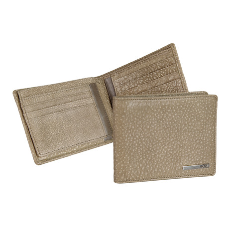 Moving Stripes Wallet // Dust Grey (4"L x 3.5"W)