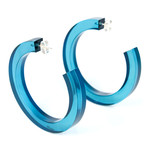 Hoop Earrings (Clear)