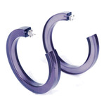 Hoop Earrings (Clear)