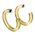 Hoop Earrings (Clear)