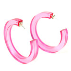 Hoop Earrings (Clear)