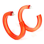 Hoop Earrings (Clear)