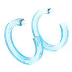 Hoop Earrings (Clear)