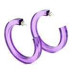 Hoop Earrings (Clear)