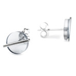 Stud Earrings (Clear)