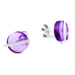 Stud Earrings (Clear)