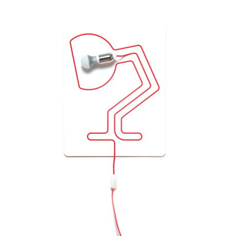 Filomena Directional // White (Black Wire)