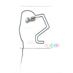 Filomena Directional // Transparent (Black Wire)