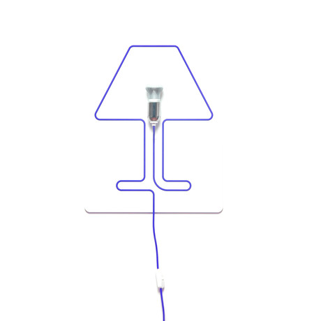 Filomena Table // White (Black Wire)