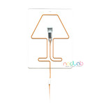 Filomena Table // Transparent (Black Wire)