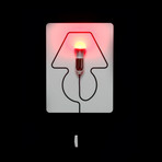 Filomena Abat Jour // White (Black Wire)