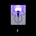 Filomena Abat Jour // White (Black Wire)