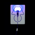 Filomena Abat Jour // White (Black Wire)