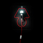 Filomena Abat Jour // Transparent (Black Wire)