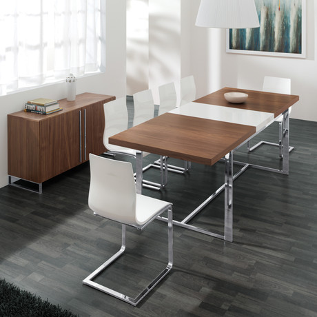 Spice Table // White (Walnut + White)