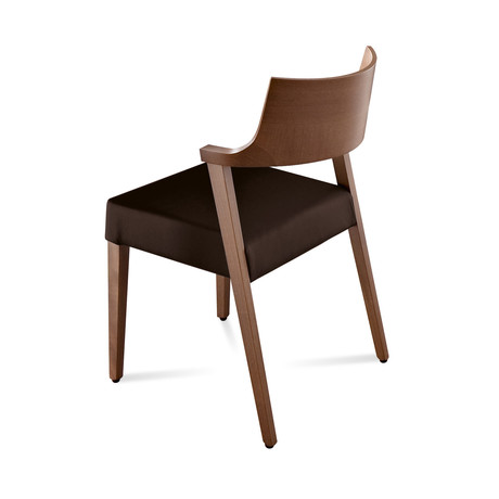 Lirica Chair // Wenge + White (Walnut + Black)