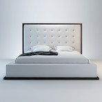 Ludlow Bed // White on Wenge (California King)