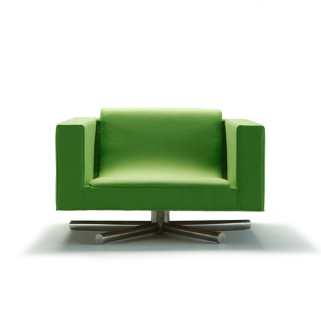 Solenpart Chair // Green (Cotton Upholstery)