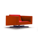 Solenpart Chair // Red (Cotton Upholstery)