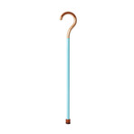 Omhu Cane // Turquoise (Small: 31"H)