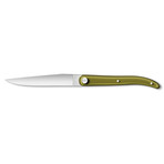 Laguiole Sens Table Knives Set // Green