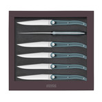 Laguiole Sens Table Knives Set // Blue