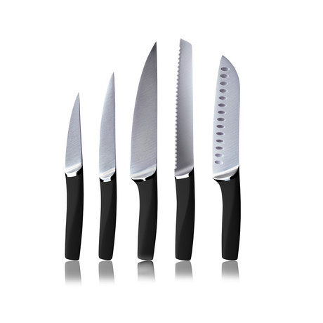 5pc Forged Knife Collection // Black