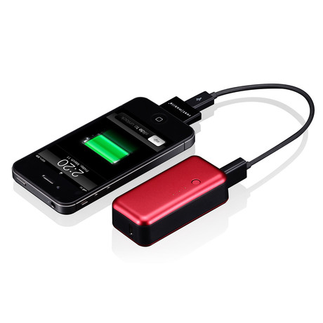 Gum™ Portable USB Power Pack // Red